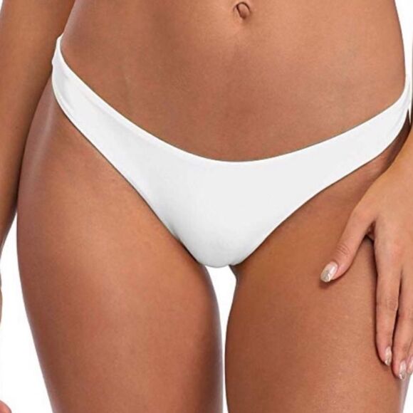 White Brazilian bikini bottom - Picture 3 of 3
